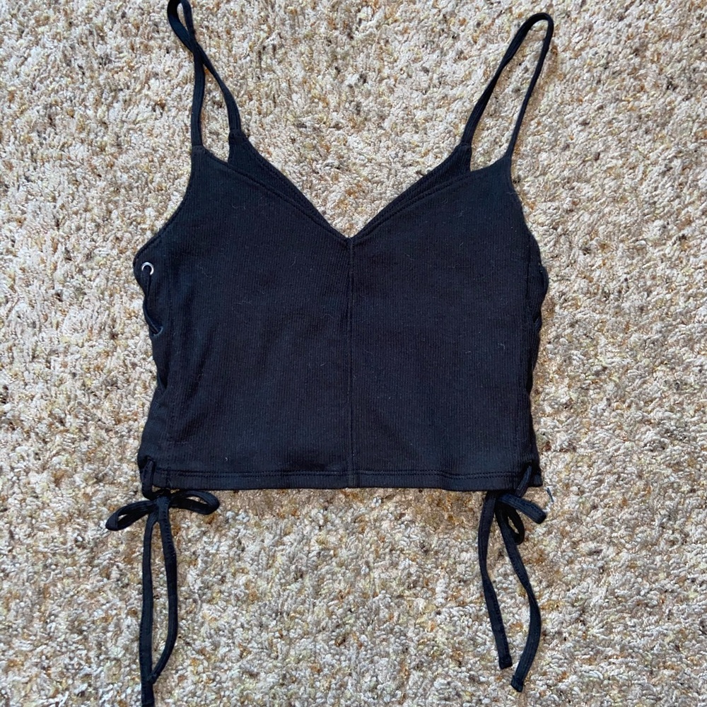 Black tank top